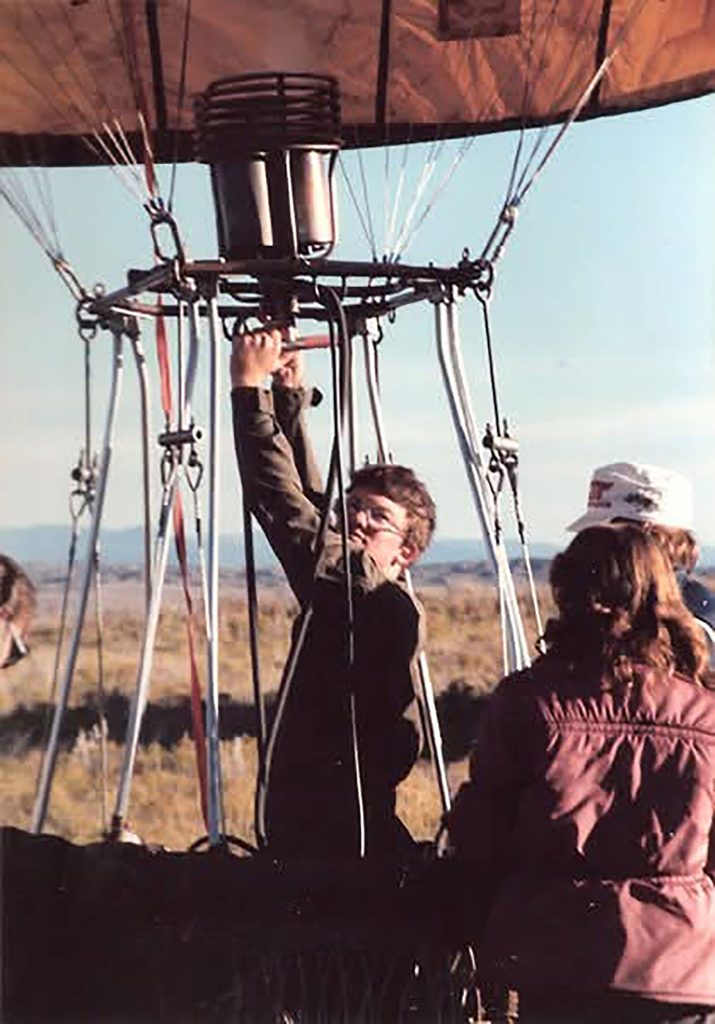 <strong>PRIVATE PILOT AND HIGH SCHOOLER </strong>— Eric Hodges prepares to fly as a private pilot in 1986. He was 17 at the time. (Photo courtesy of Eric Hodges)