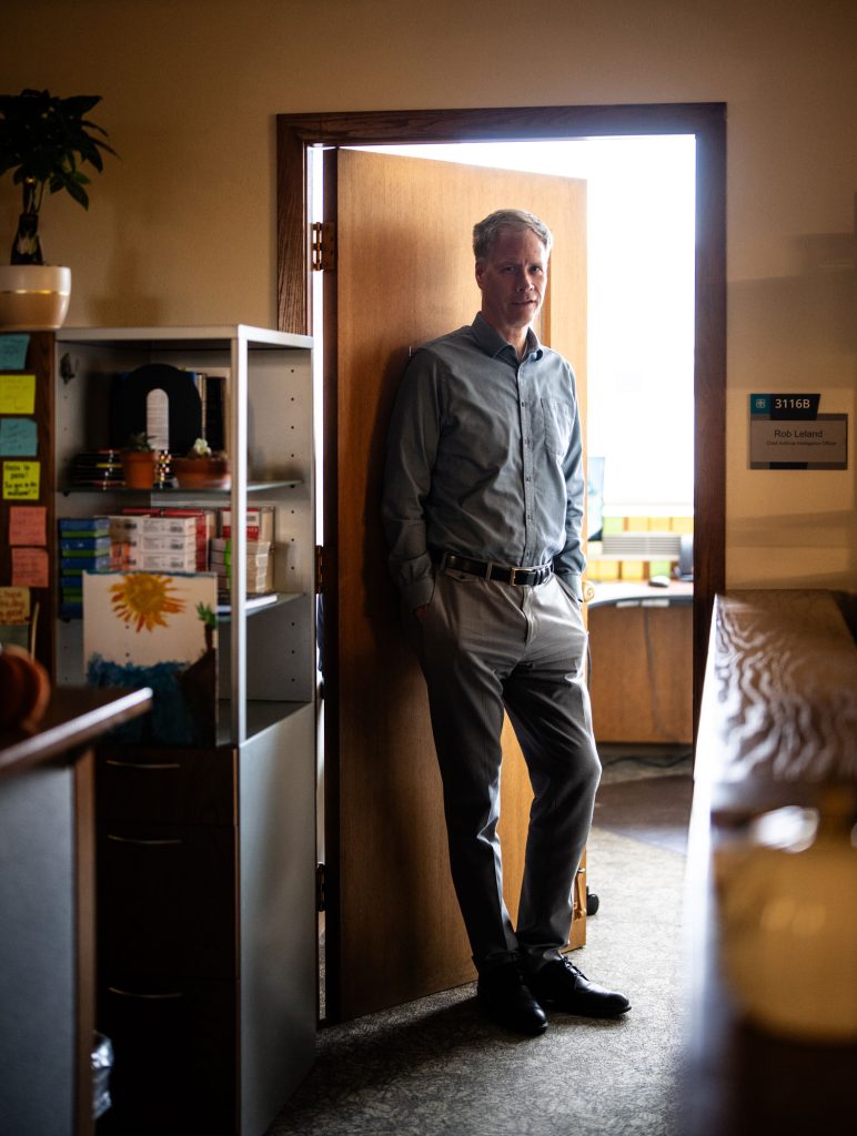 <strong>LEADING IN AI </strong>— Sandia has named Rob Leland as its first chief artificial intelligence officer. (Photo by Craig Fritz)