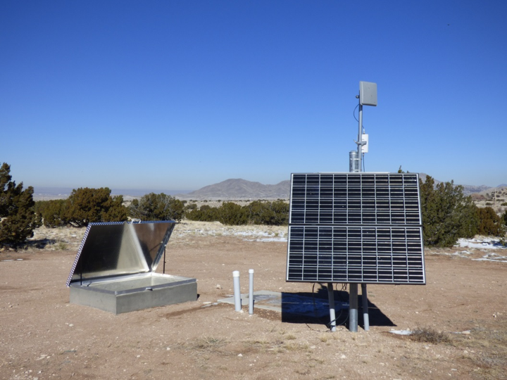 Solar Power and Radio Data-Communication Equipment