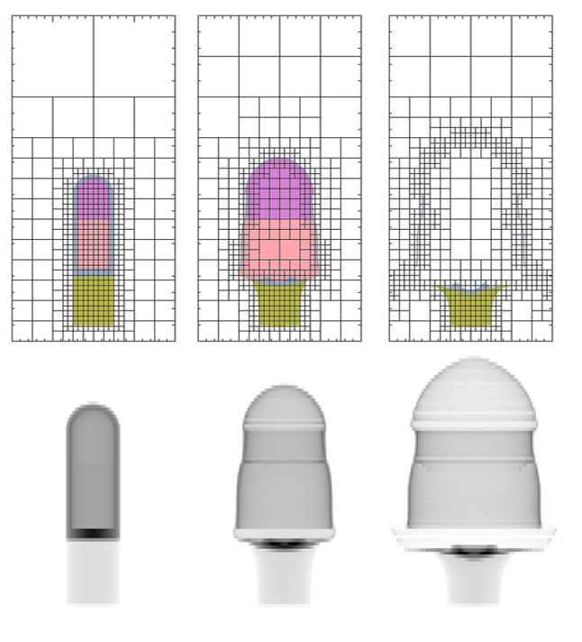 Create highly realistic synthetic X-Radiographs to compare with test data