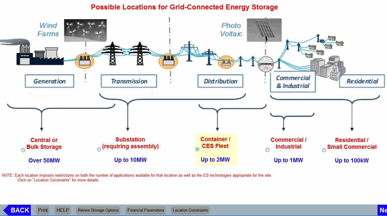 ES-Select™ Tool | Energy Storage Systems