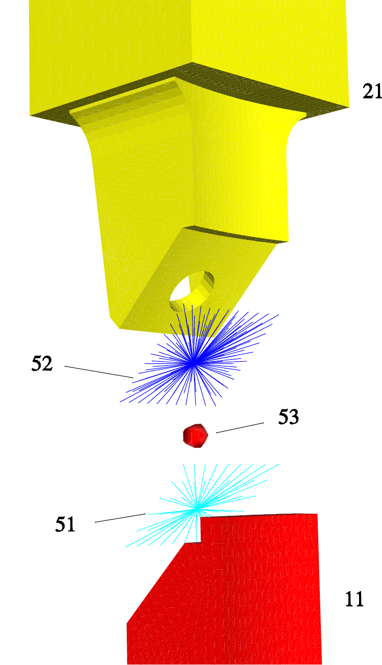 Zoom view of joint