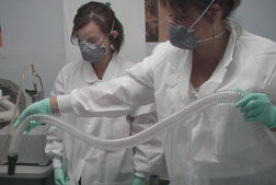 Common vacuum sampling